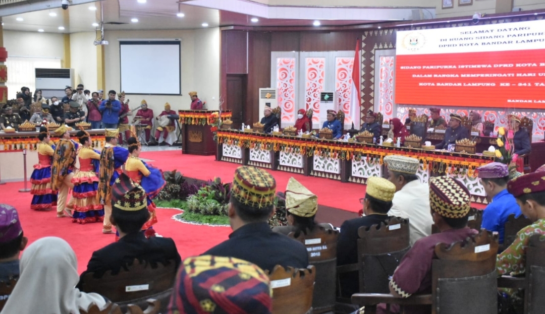 Sidang Paripurna Istimewa, DPRD: Jadikan HUT Bandar Lampung ke 341 Lebih Sehat, Cerdas dan Berdaya Saing