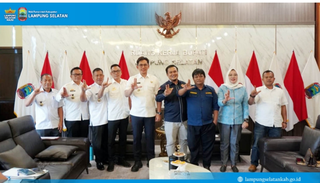 Perkuat jaringan organisasi kepemudaan, Bupati Egi Terima Audiensi Karang Taruna Lamsel