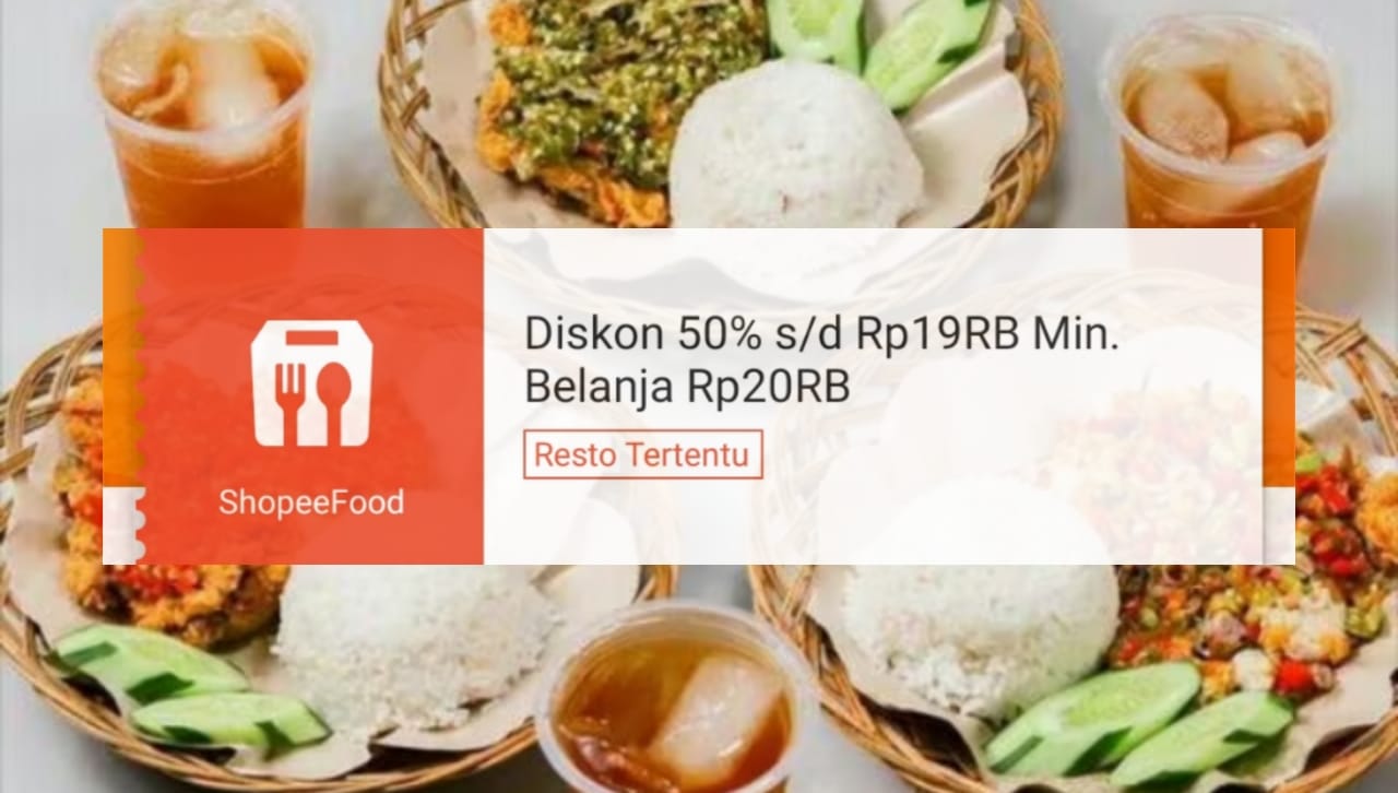 Makan Siang Hemat Rp19 Ribu Dengan Promo ShopeeFood Hari Ini, Klaim Vouchernya!