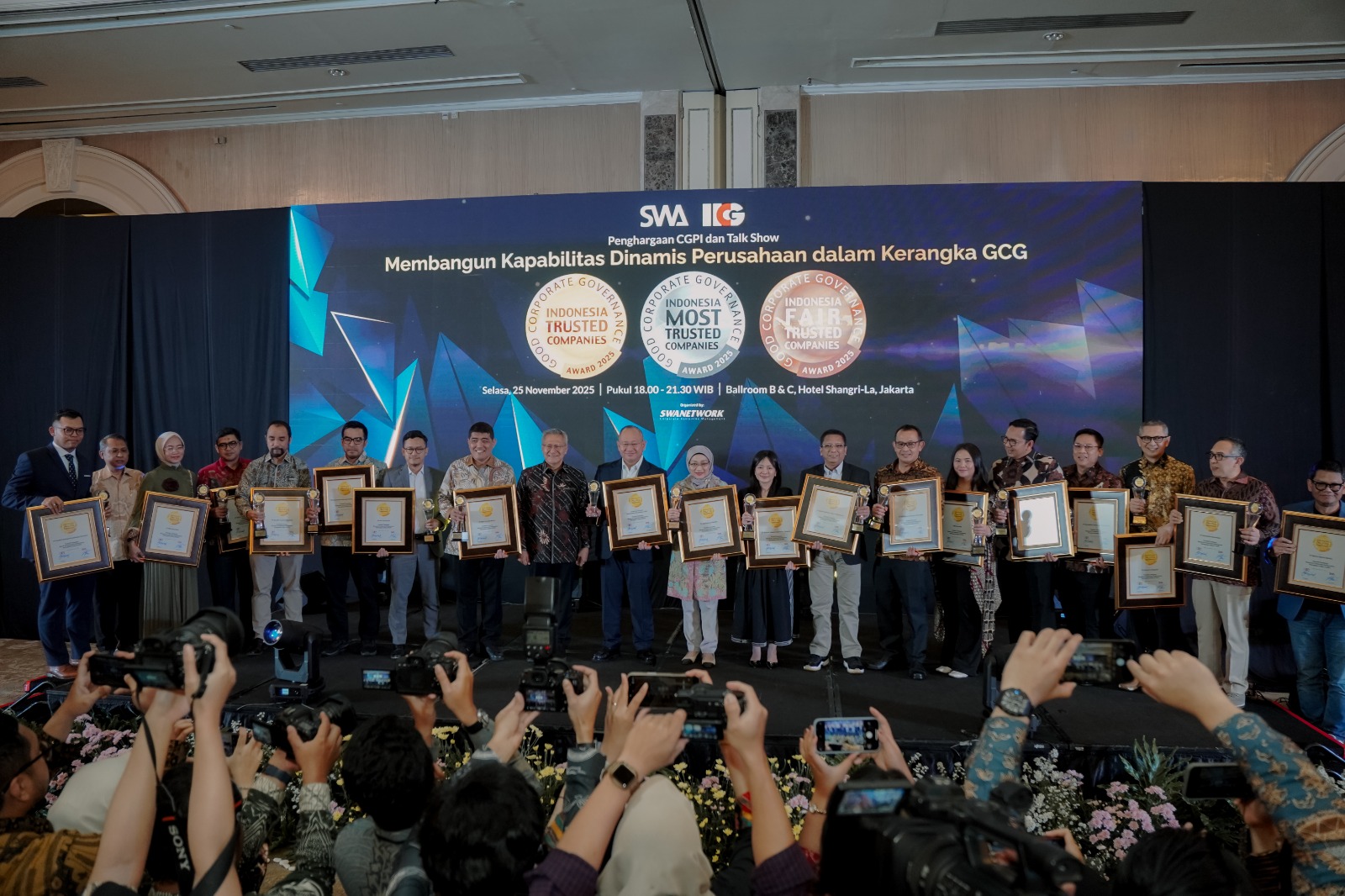 PTBA Pertahankan Diri Jadi Indonesia Most Trusted Company 2025