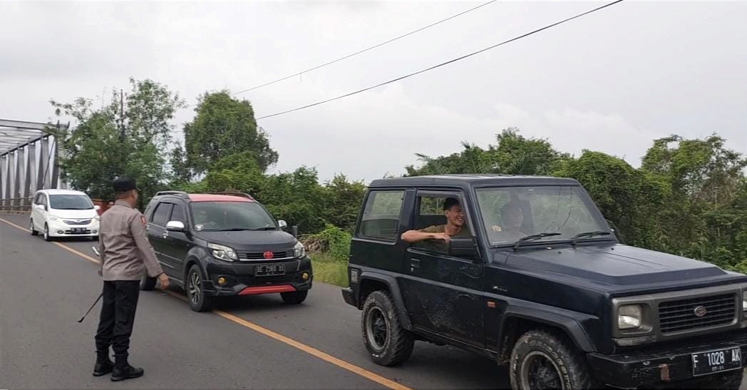 Patroli Perbatasan, Polres Mesuji Amankan Pemeras di Jalintim