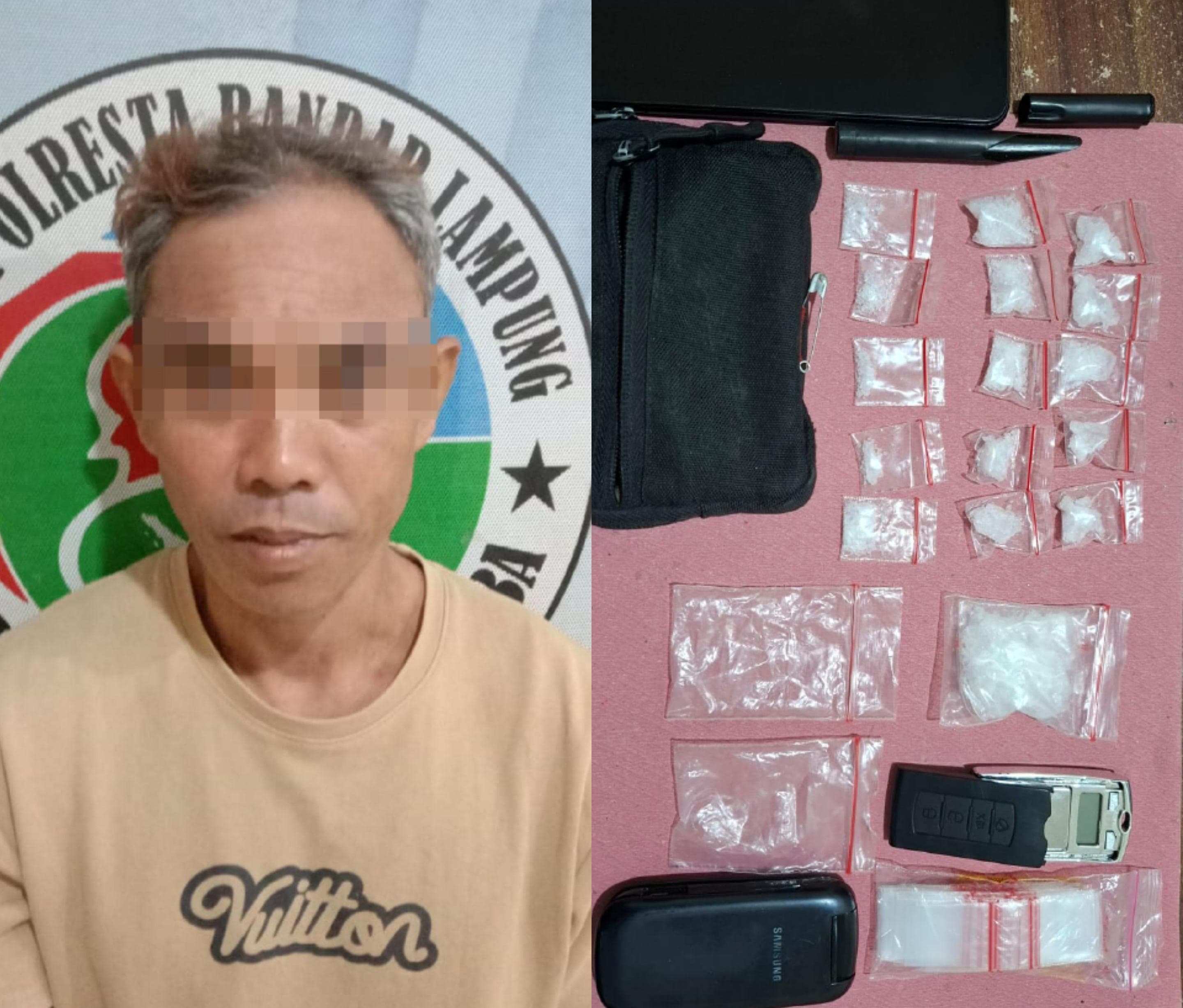 Transaksi Sabu di Warung Pecel Lele, Warga Pekon Ampai Diringkus Polisi