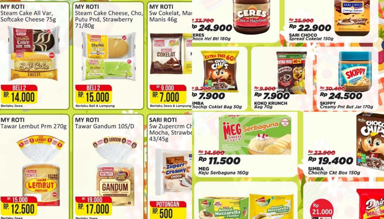 Breakfast Time! Promo Alfamart Hari Ini Edisi Sarapan Enak dan Hemat Dengan Diskon Hingga 35 Persen