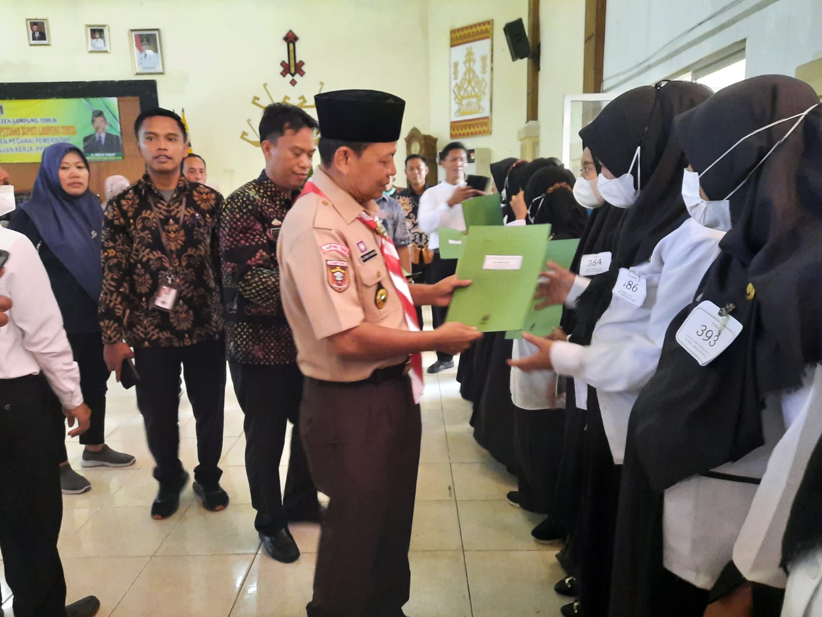 Begini Pesan Bupati Lampung Timur kepada PPPK Tahap 1 Saat Pembagian SK