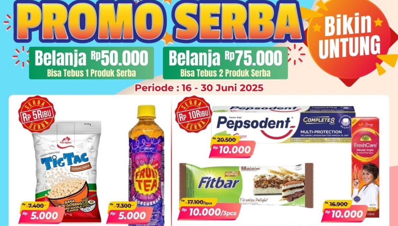 Promo Serba Bikin Untung di Alfamart, Tebus Murah Mulai Rp5 Ribu! Cek Katalognya