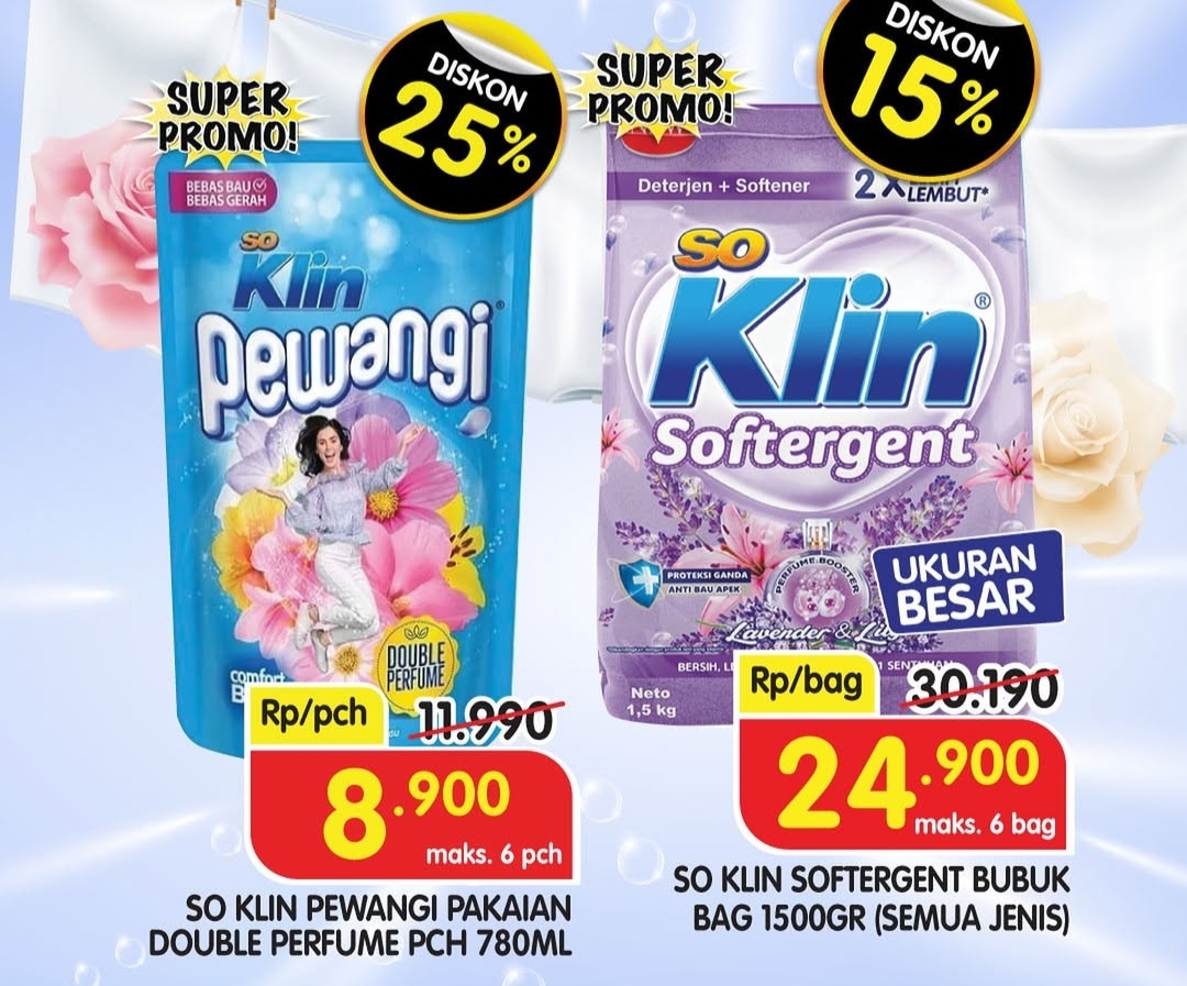 Hari Terakhir, Deretan Produk Super Promo Superindo, Mulai Deterjen Diskon 15 Persen 