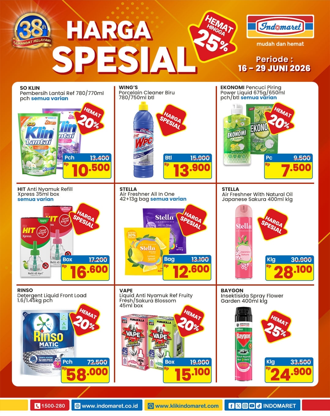 Update Promo Indomaret Juni 2026: Rinso hingga Baygon Harga Spesial, Simak Daftar Lengkapnya