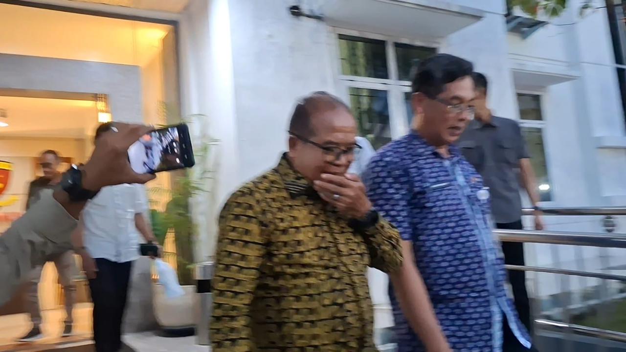 Mantan Pj Gubernur Lampung Samsudin Jalani Pemeriksaan di Kejati Lampung