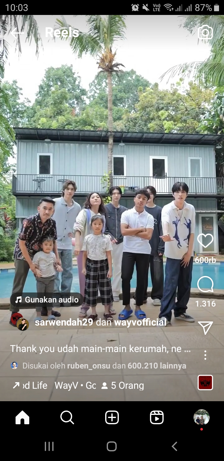 Berkunjung Ke Rumah Ruben Onsu, WayV Bikin Geger Netizen