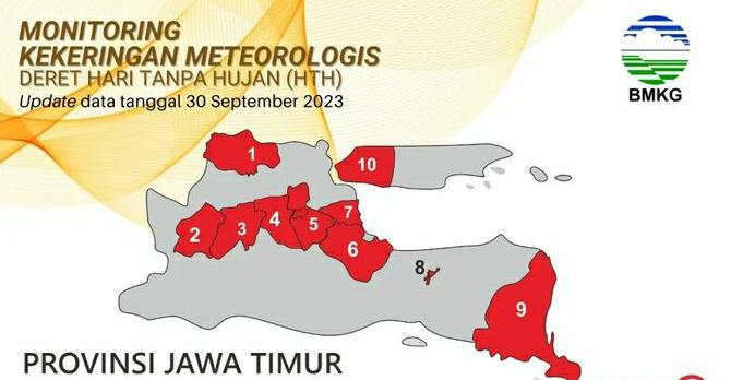8 Provinsi Dengan Deret Hari Tanpa Hujan Terpanjang di Indonesia, Lampung Masuk Tidak?