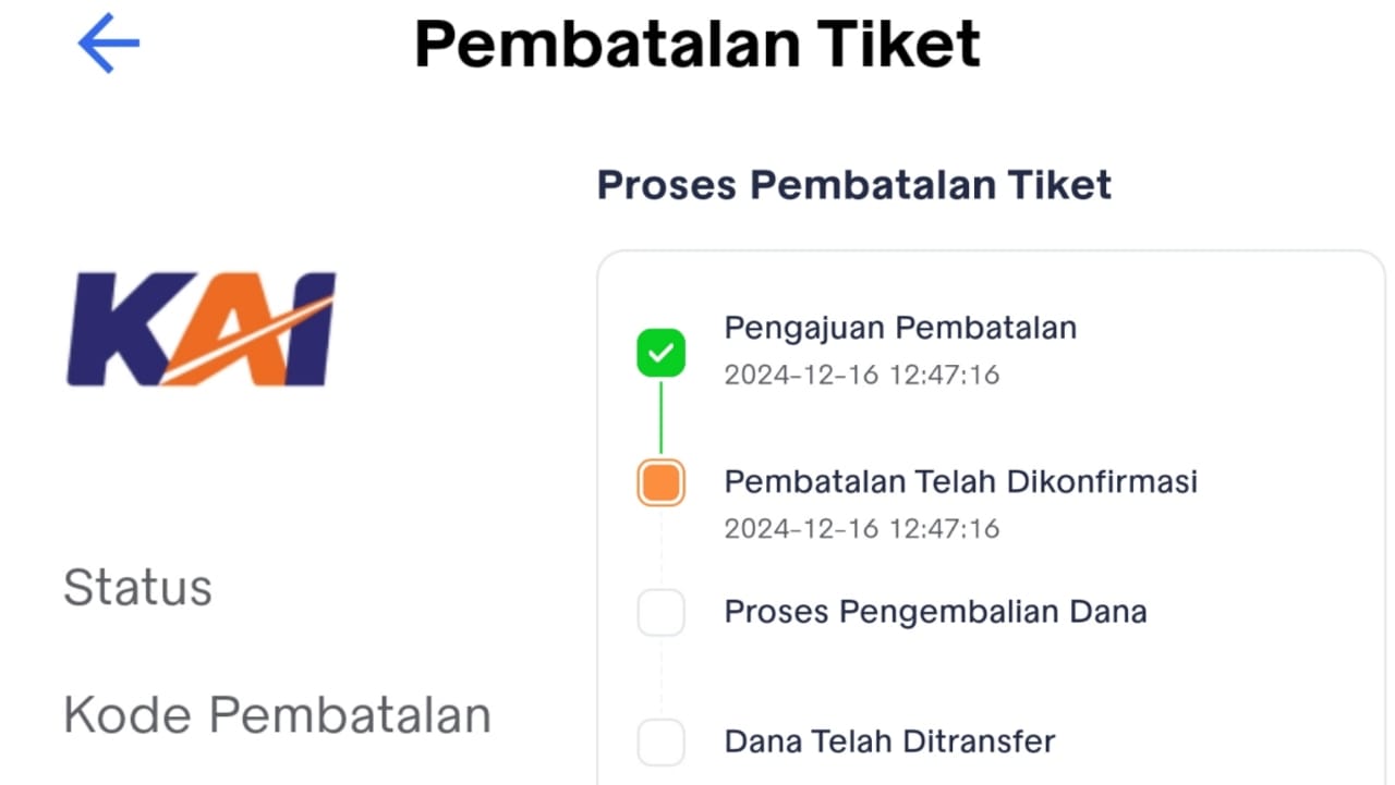 Batal Liburan Tapi Malas Ajukan Pembatalan Tiket Kereta ke Loket? Begini Cara Mudah Refund Lewat HP