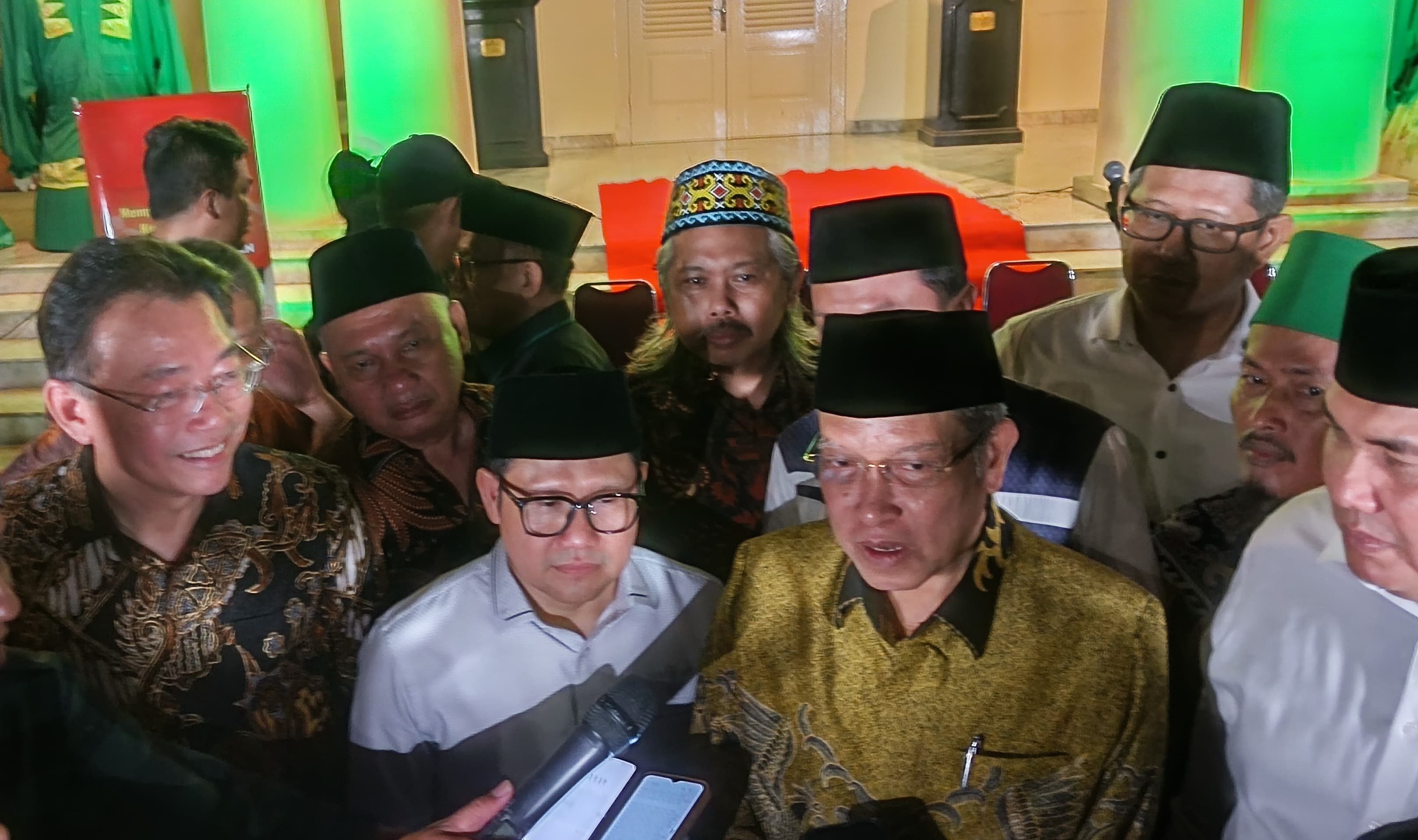 Momen Tokoh NU Sapa Hangat Balon Anggota DPD RI Lampung di Event INF: Mudah mudahan Berhasil