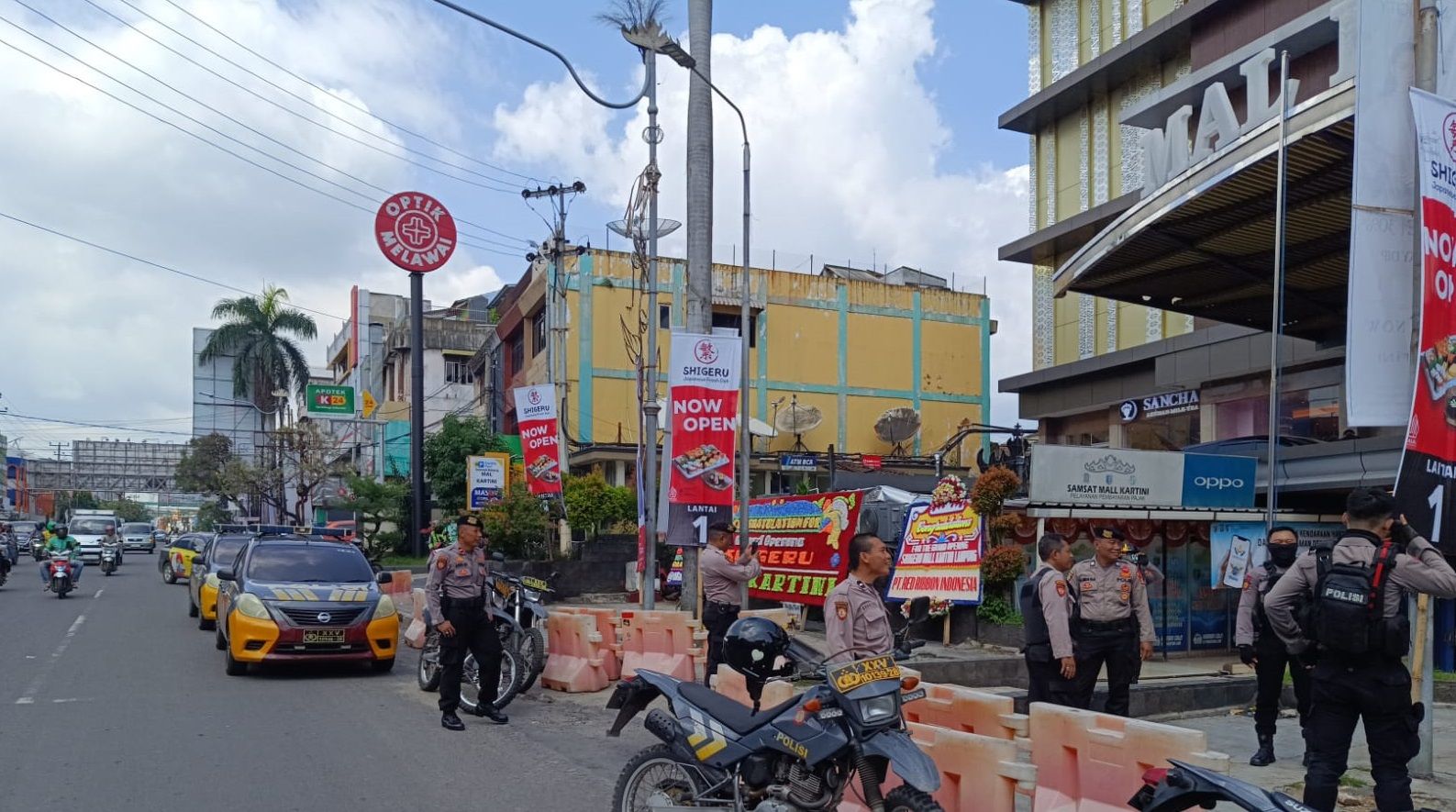 Lebaran Makin Dekat! Polresta Bandar Lampung Perketat Penjagaan di Pusat Perbelanjaan