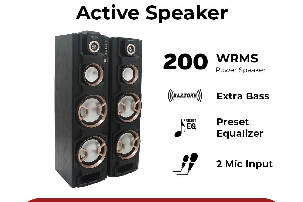 Speaker Aktif Polytron 8E13 Berkualitas Tahan Banting, Cek Fitur Lengkapnya 