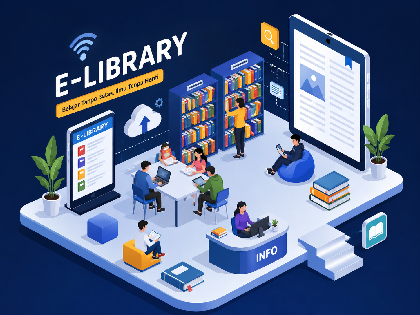 Dukung Literasi dan Pembelajaran, SMP Negeri 2 Pringsewu Terima Bantuan Perpustakaan Digital