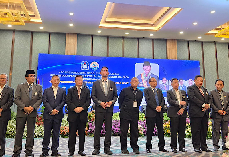 Dua Pimpinan Universitas Teknokrat Indonesia Masuk Pengurus Aptisi Pusat 2025–2030