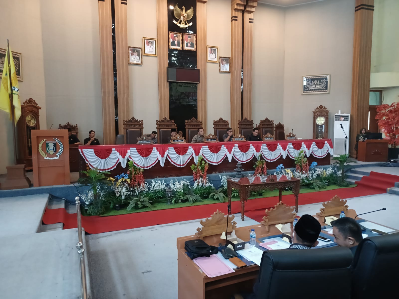 Interupsi, Bupati Lampung Timur Tidak Hadir Rapat Paripurna Penyampaian KUA dan PPAS 2023