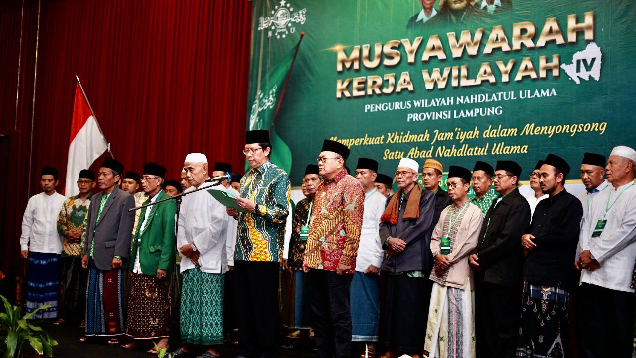 Jam’iyah NU Lampung Deklarasi Tolak Politik Uang