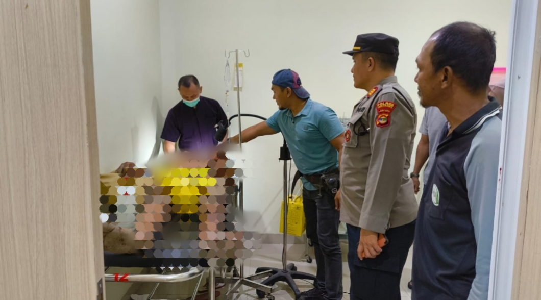 Polsek Pringsewu Kota Dalami Kasus Penusukan Pedagang Pasar Sarinongko