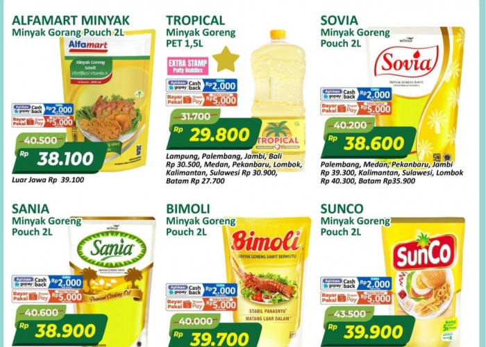 Hari Terakhir! Promo Munggahan JSM Alfamart di Lampung, Ada Minyak Goreng 2L Mulai Rp30 Ribuan