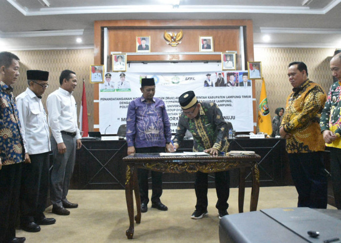 Pemkab Lampung Timur MoU Dengan Perguruan Tinggi untuk Pengembangan Potensi Daerah
