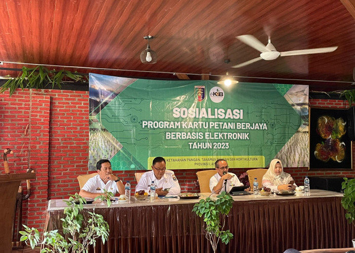DKPTPH Lampung Sosialisasikan e-KPB ke penyuluh dan Gapoktan di Kota Metro