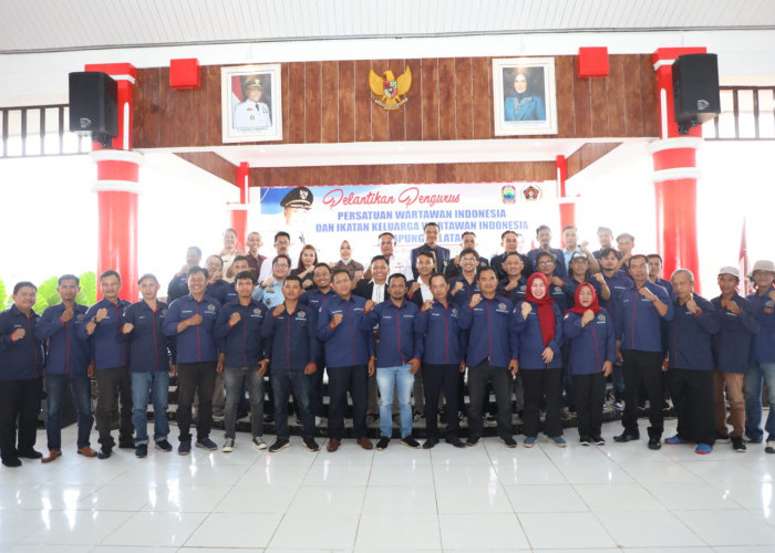 Sah! Pengurus PWI dan IKWI Lampung Selatan 2023-2026 Dilantik