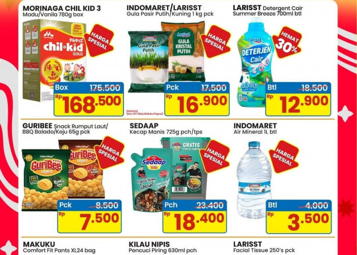 Ini Daftar Lengkap Promo Indomaret SSR 24–26 Agustus 2026, Ada Diskon 30 Persen Deterjen Cair