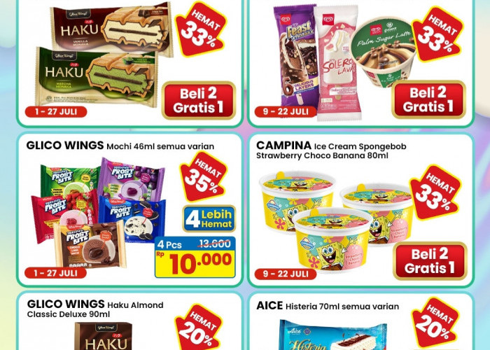 Update Promo Ice Cream Fair Indomaret Juli 2026, Diskon Hingga 35 Persen