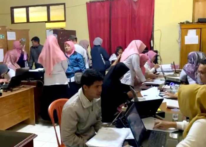 Guru Honor Ramai-ramai Datangi Disdikbud Lampung Barat, Ini yang Dilakukan 