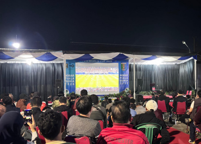 Lewat Nobar Piala Dunia, Pemprov Lampung Hidupkan UMKM dan Ruang Publik