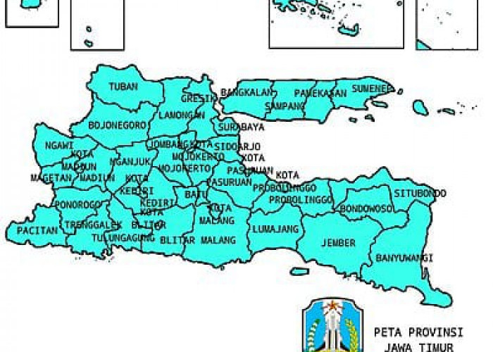 Ini Daftar Wilayah di Provinsi Jawa Timur, Terdapat 29 Kabupaten dan 9 Kota Ini Rinciannya 