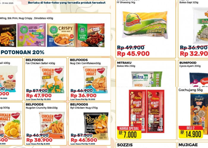 Belanja Murah Nugget Hingga Sosis Favorit Keluarga Dengan Promo Frozen Food Fair Alfamart, Ini Katalognya