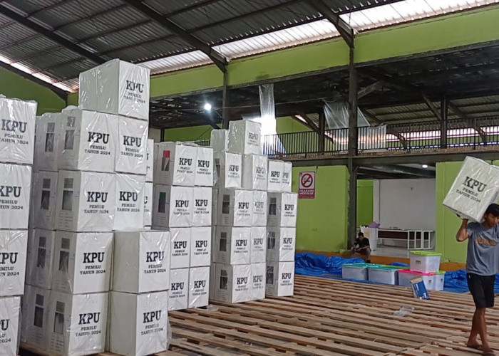 KPU Mesuji Mulai Distribusikan Logistik pemilu di 7 Kecamatan