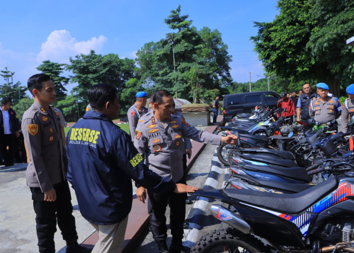 Polda Lampung Ungkap 75 Kasus Kejahatan Jalanan, 95 Tersangka Diamankan