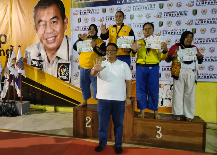 Atlet Judo Kota Metro Raih Juara Umum di Porprov IX Lampung