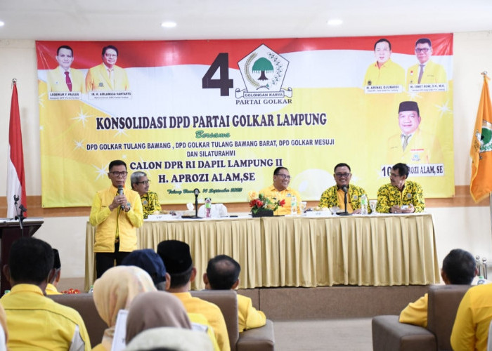 Golkar Lampung Target 20 Kursi Pada Pileg 2024, Begini Kiat Untuk Para Kader