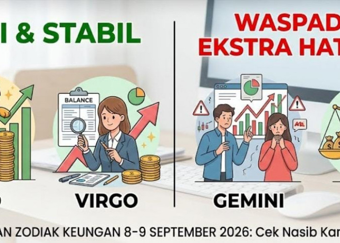 Ramalan Zodiak Keuangan 8–9 September 2026: Leo Ketiban Hoki, Gemini Harus Ekstra Hati-Hati?