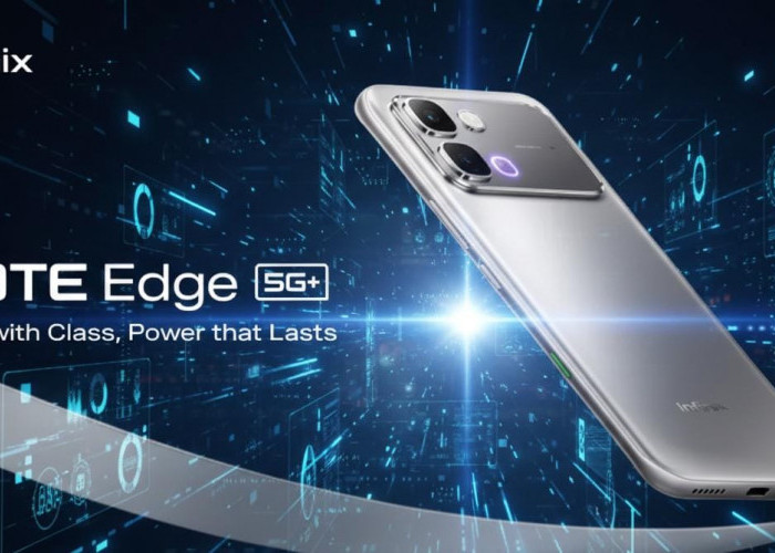 Infinix NOTE Edge Resmi Meluncur di Indonesia, Smartphone Desain Tipis dengan Baterai Jumbo 6.500 mAh