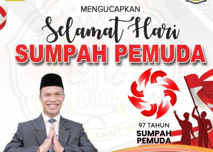 KEPALA MAN 1 BANDAR LAMPUNG MENGUCAPKAN SELAMAT HARI SUMPAH PEMUDA 2025