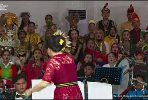 Bangga! Lagu Daerah Asal Lampung 'Sang Bumi Ruwa Jurai' Dinyanyikan Di Istana Negara