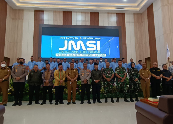Resmi Dilantik, Ini Daftar Lengkap Lima Pengurus Cabang JMSI di Lampung