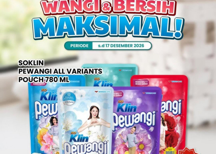 Wangi dan Bersih Maksimal, Deretan Promo Spesial Soklin Di Chandra Mall Lampung