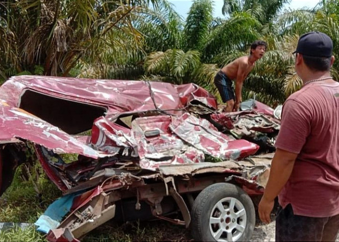 Lakalantas Maut di Jalinbar Pesisir Barat Lampung, Dua Penumpang Minibus Tewas 