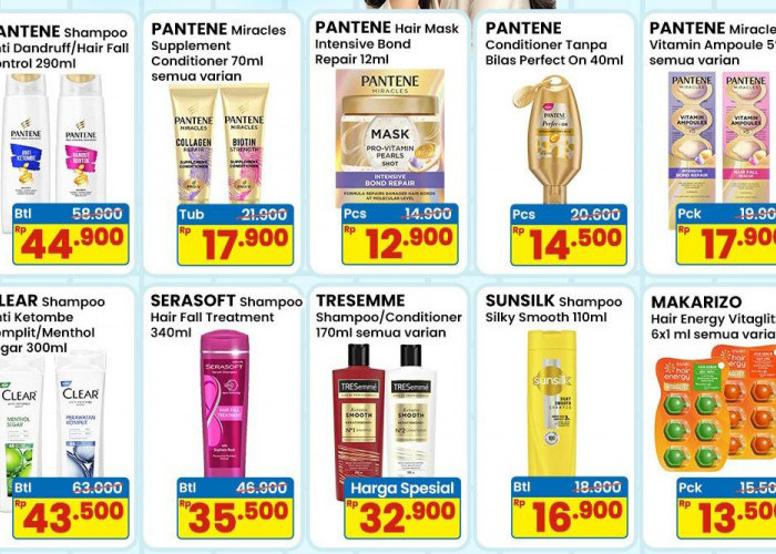 Promo Indomaret Spesial Perawatan Rambut Rabu 22 Juli 2026, Ada Diskon Shampo Mulai Rp 12 Ribu per Botol