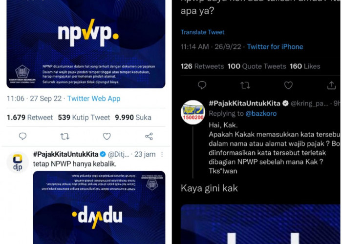 Bikin Ngakak, Warganet Tanyakan Kartu NPWP yang Terbalik ke Ditjen Pajak RI, Ternyata... 