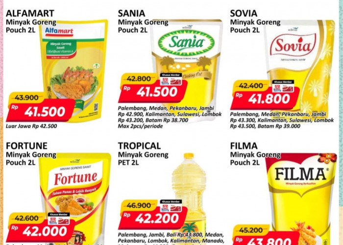Yuk, Manfaatkan Promo JSM Alfamart, Dapatkan Minyak Goreng Hemat