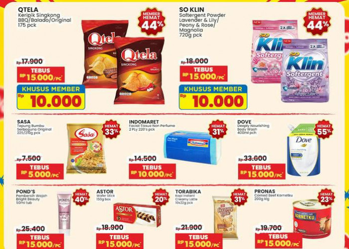 Promo Indomaret Tebus Heboh Jumat 17 Januari 2025, Ambil Diskon Softergent Rp 10 Ribu