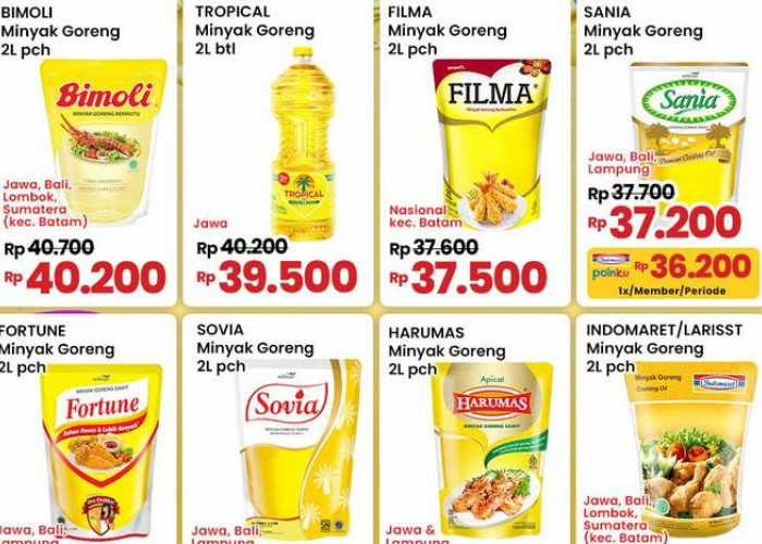 Serbu Promo Minyak Murah Indomaret, Ini Rincian Diskonnya