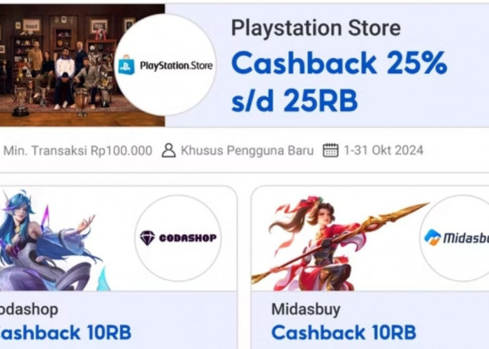 Voucher Spesial Gamers Dalam Promo ShopeePay Hari Ini, Dapatkan Cashback Hingga 25 Persen 